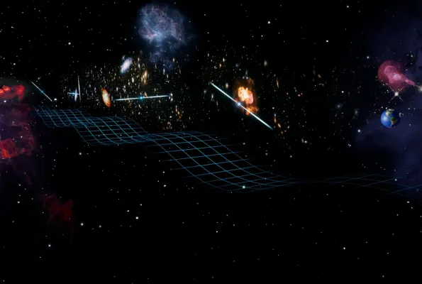 Gravitational waves from colossal black holes found using 'cosmic ...